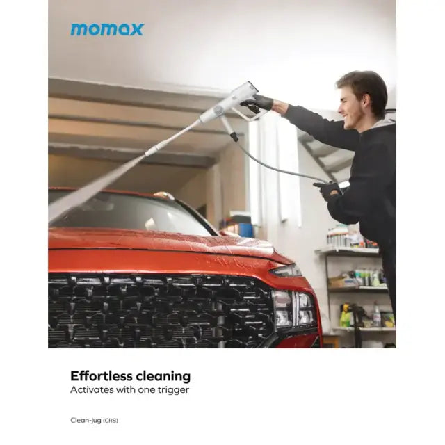 Momax Clean-Jug Portable Pressure Car Cleaner 15000mAh - موماكس منظف السيارة المحمول بالضغط 15000 مللي أمبير