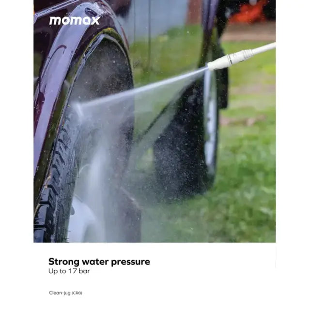 Momax Clean-Jug Portable Pressure Car Cleaner 15000mAh - موماكس منظف السيارة المحمول بالضغط 15000 مللي أمبير