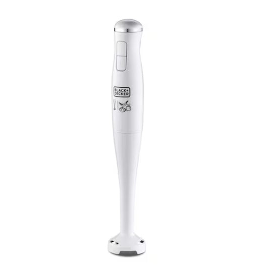 Black&Decker SB2500-B5 HAND BLENDER 300W - خلاط يدوي 300 واط بلاك أند ديكر مع كوب 500مل ستانلس ستيل