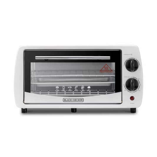 Black+Decker 800W toaster oven, 9L capacity - فرن توستر بلاك أند ديكر 800 وات بسعة 9 لتر