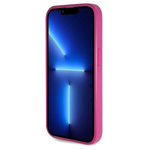 Guess Fixed Glitter Case with Big 4G Logo for iPhone 15 Pro Max | كفر GUESS لامع بشعار 4 جي كبير لجهاز ايفون 15 برو ماكس
