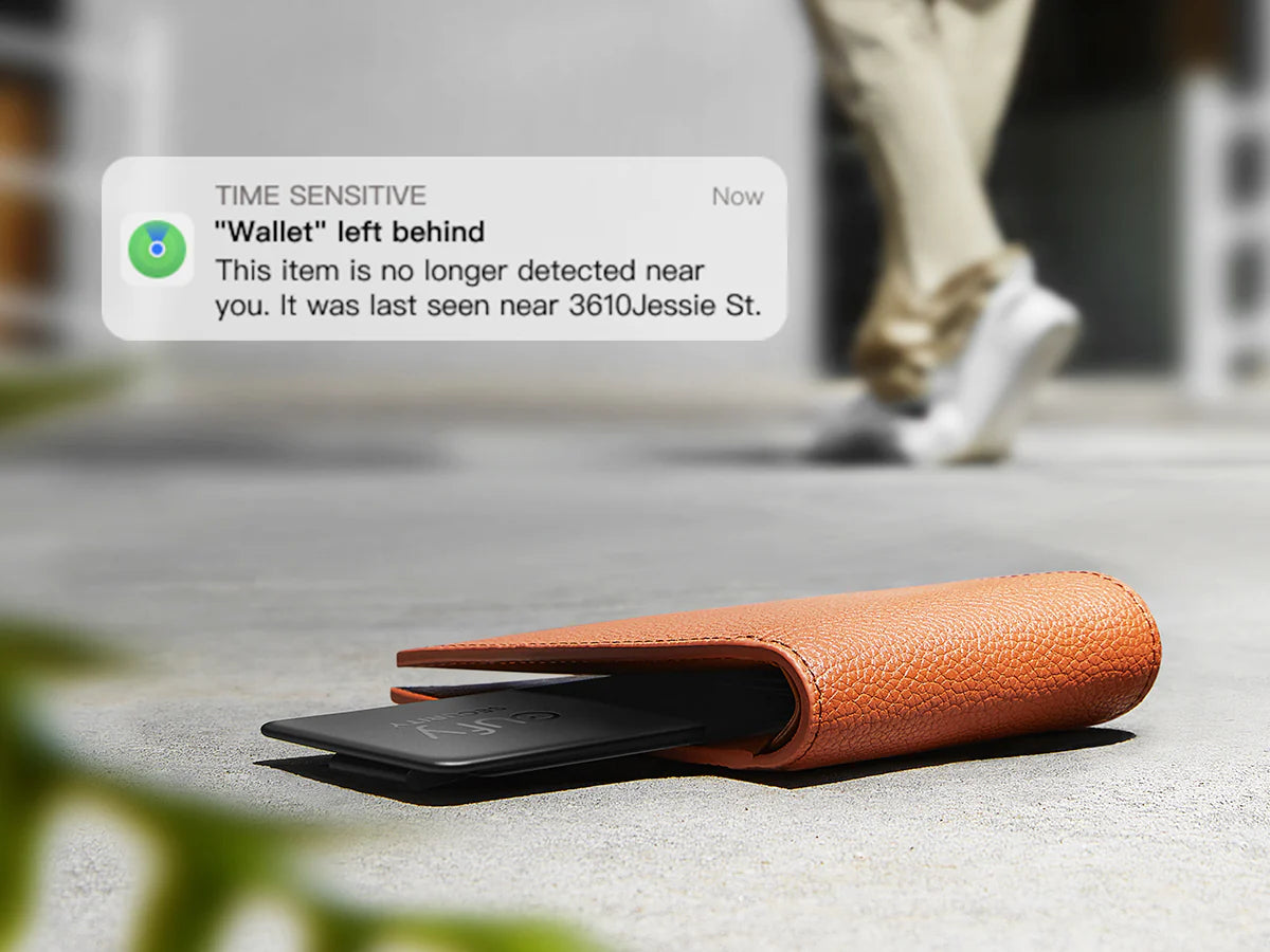 Anker Eufy SmartTrack Card, Slim Tracker with Apple Find My | بطاقة التتبع الذكية انكر يوفي سمارت تراك كارد, متوافقة مع ابل فايند ماي