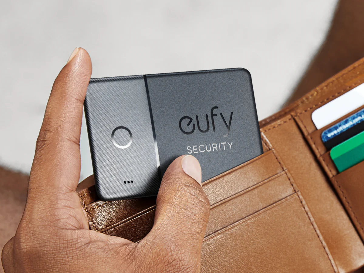 Anker Eufy SmartTrack Card, Slim Tracker with Apple Find My | بطاقة التتبع الذكية انكر يوفي سمارت تراك كارد, متوافقة مع ابل فايند ماي