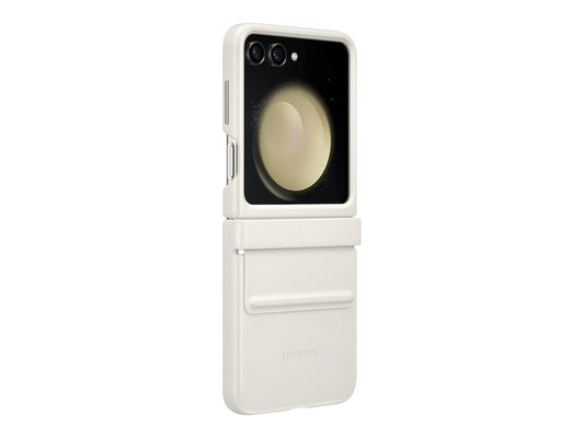 Galaxy Z Flip5 Flap Eco-Leather Case - سامسونج حافظة جالاكسي اوفيشال من الجلد الصديق للبيئة بغطاء قلاب لهاتف Z Flip5