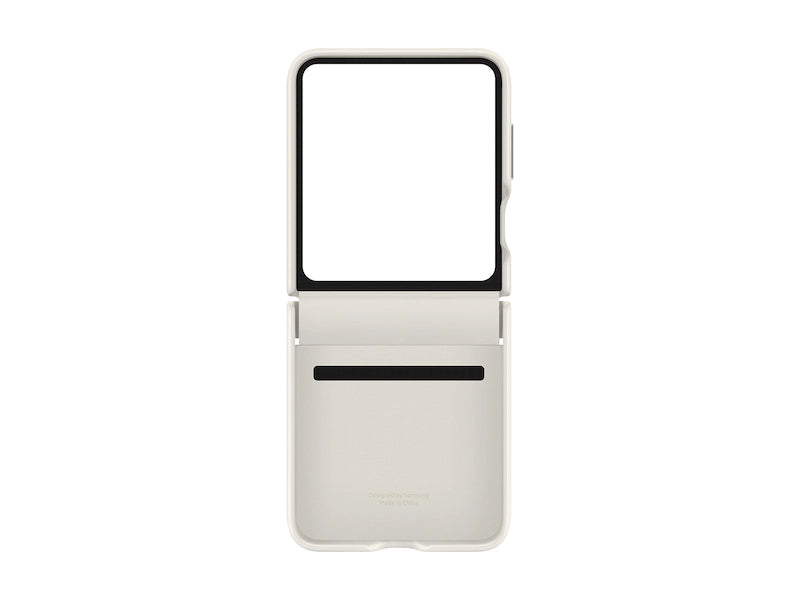 Galaxy Z Flip5 Flap Eco-Leather Case - سامسونج حافظة جالاكسي اوفيشال من الجلد الصديق للبيئة بغطاء قلاب لهاتف Z Flip5