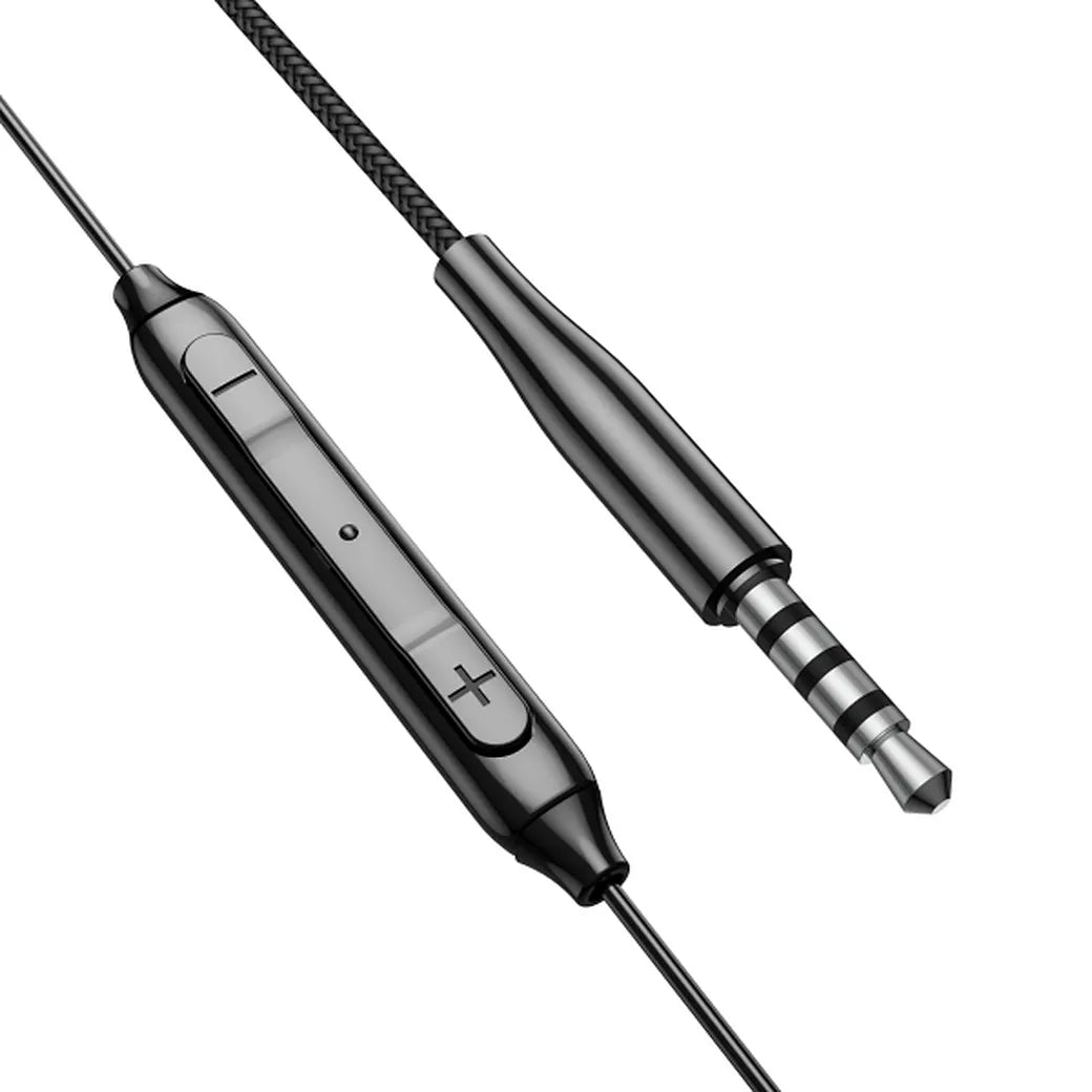 سماعات ويوو ستيريو EB310 السلكية بمنفذ 3.5 ملم - اسود | WiWU 3.5mm Audio Jack EB310 Stereo Earbuds - Black
