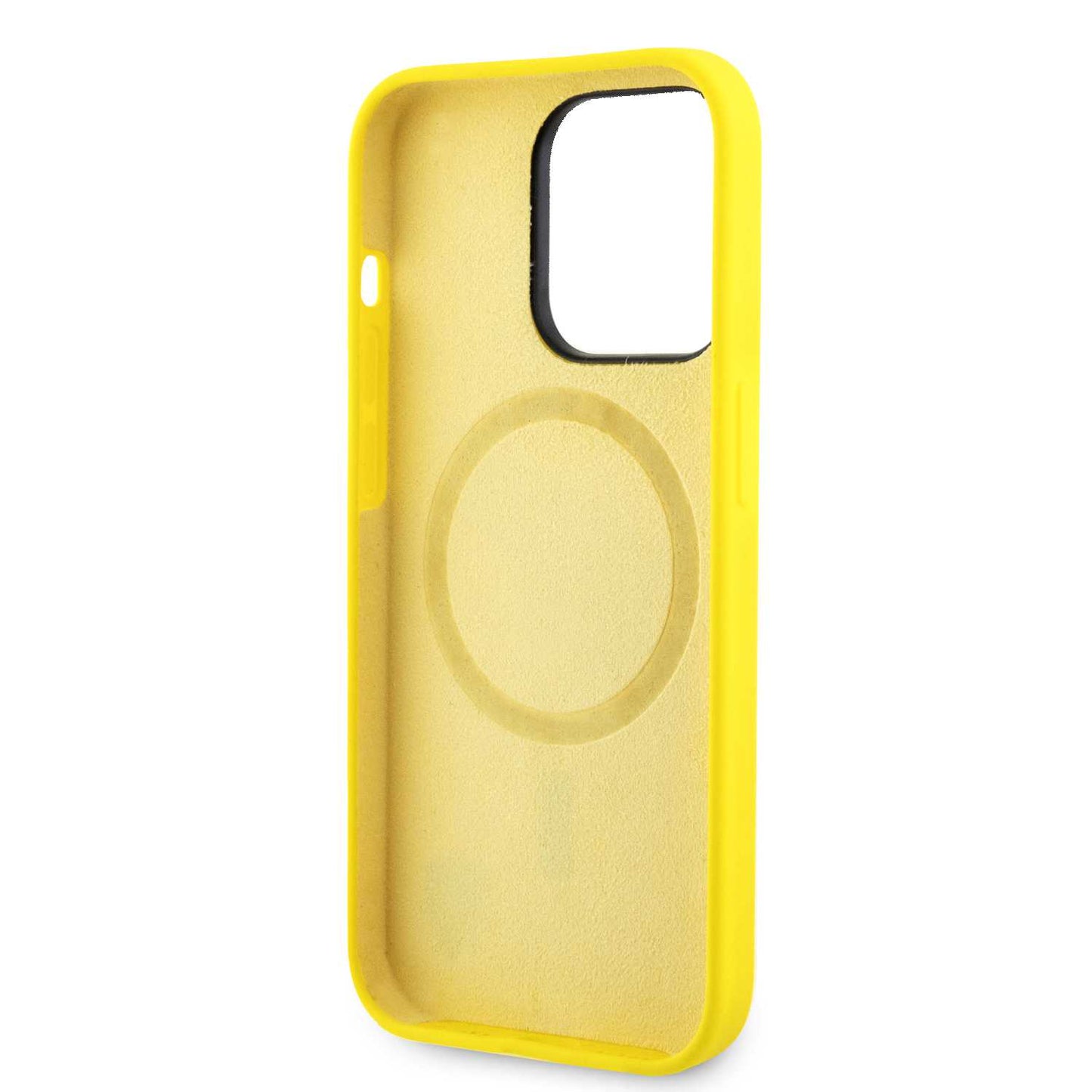 Ferrari Silicone Case with All Over SF Pattern for iPhone 15 Pro Max | كفر سيليكون فيراري لهاتف ايفون 15 برو ماكس