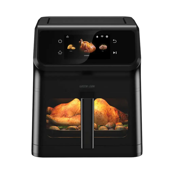 قلاية هوائية ذكية جرين لايون بسعة 6.5 لتر – أسود | Green Lion Smart Air Fryer 6.5L – Black