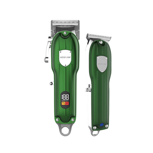 Green Lion 2 in 1 Professional Hair Trimmer - ماكينة حلاقة جرين ليون 2 في 1 احترافية