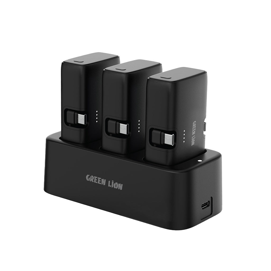 Green Lion 3-in-1 Power Bank Station 15000mAh – محطة باور بانك 3 في 1 من جرين ليون سعة 15000ميلي أمبير