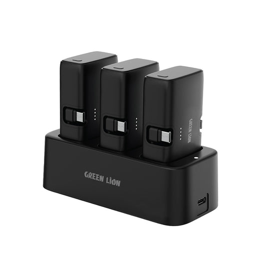 Green Lion 3-in-1 Power Bank Station 15000mAh – محطة باور بانك 3 في 1 من جرين ليون سعة 15000ميلي أمبير