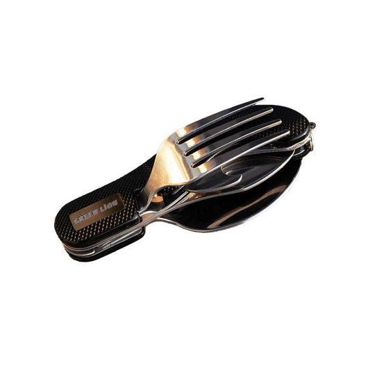 طقم ادوات مائدة 4 في 1 من جرين لايون - اسود | Green Lion 4 in 1 Cutlery Set - Black.