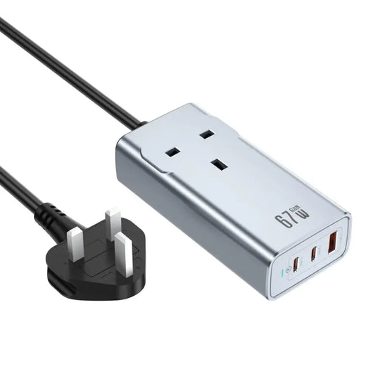 Green Lion 67W GaN Premium AC Socket - جرين ليون مقبس كهرباء فخم 67 واط