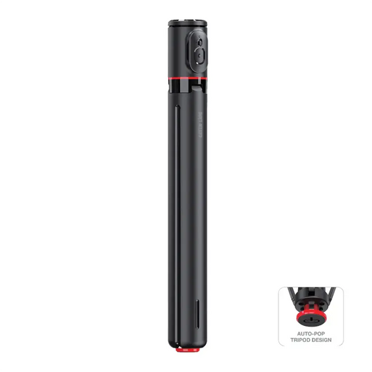 Green Lion Auto Pop Tripod Magnetic Remote - Black - جرين ليون أوتو بوب تريبود مع ريموت مغناطيسي-اسود
