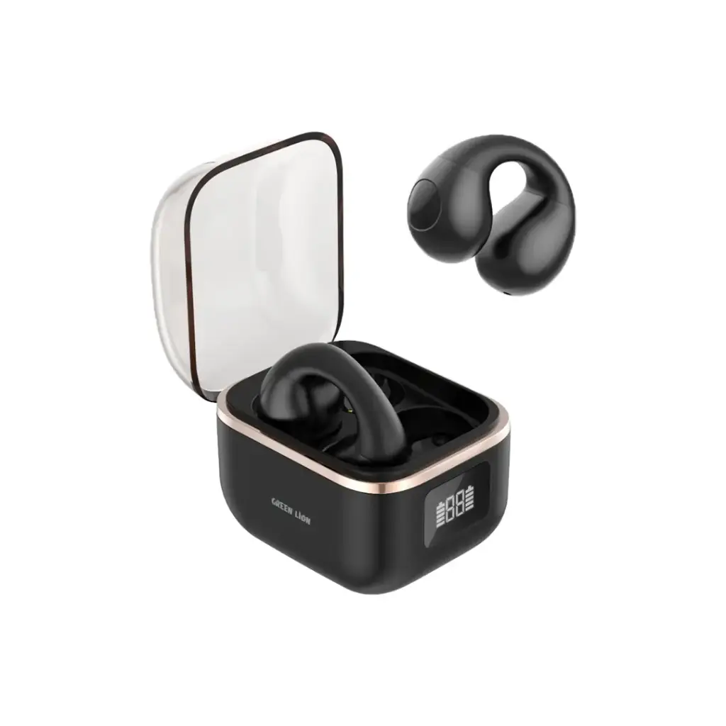 سماعات جرين لايون اوريكس اللاسلكية - اسود | Green Lion Aurix Clip-On Earbuds - Black