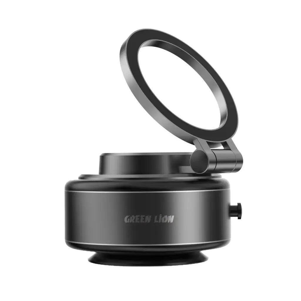 Green Lion GX-29 Auto Suction Phone Holder - Matte Black - حامل هاتف سيارة جرين ليون  مغناطيسي – أسود