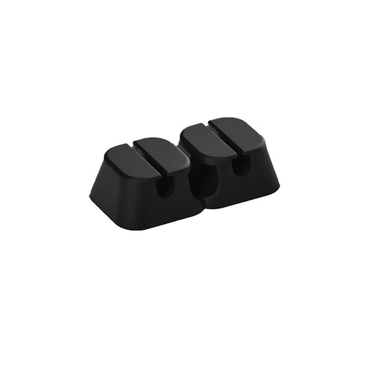 منظم كيبل جرين لايون 2 في 1 - اسود | Green Lion - 2 in 1 Cable Organizer - Black