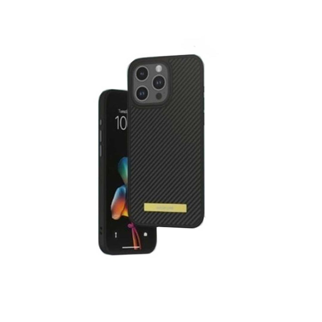 كفر جرين لايون ماغسيف لهاتف ايفون 15 برو ماكس - اسود | Green Lion Carbon MagSafe Metal Plate for iPhone 15 Pro Max - Black