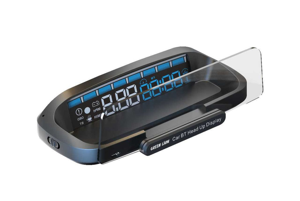 Green Lion Car BT Head Up Display - جهاز جرين ليون عرض البيانات على الزجاج للسيارة