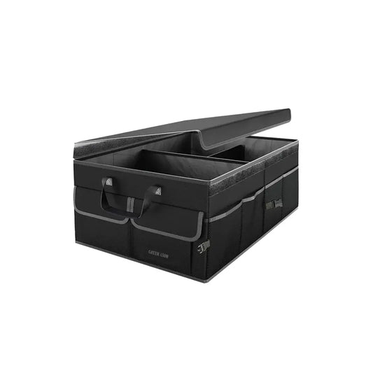 Green Lion Car Trunk Organizer 57L - Black - منظم شنطة السيارة جرين ليون 57 لتر - أسود