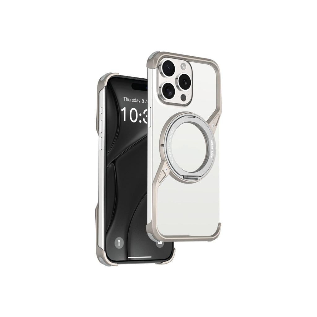 Green Lion Edge Y MagSafe Bezel Less Case for iPhone 16 Pro Max/Pro- جرين ليون إيدج واي ماجسيف كفر