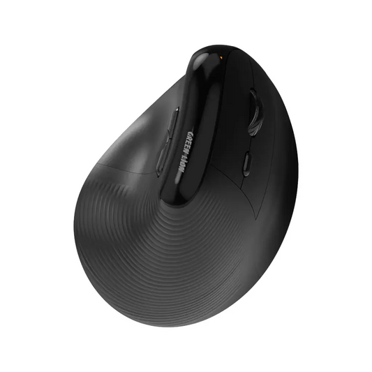 ماوس جرين لايون العمودي بتصميم مريح - اسود | Green Lion Ergo Grip Vertical Mouse - Black