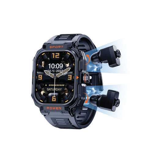 Green Lion Fit - Gear TWS Smart Watch - ساعة جرين ليون Fit-Gear TWS الذكية
