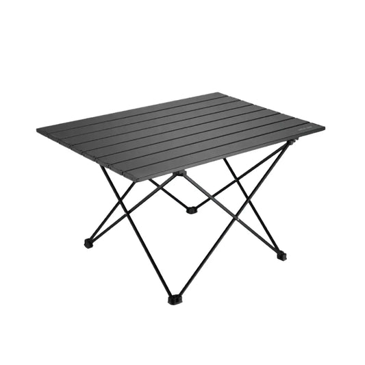 Green Lion Foldable Camping Table - Black -جرين ليون طاولة تخييم قابلة للطي خفيفة الوزن من الألمنيوم