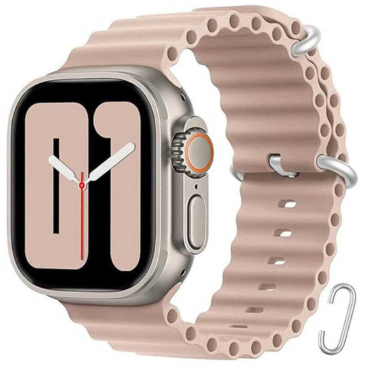 Green Lion Felex Silicone Watch Band 42/44/45/49MM -سوار سيليكون جرين ليون Felex لساعات iWatch