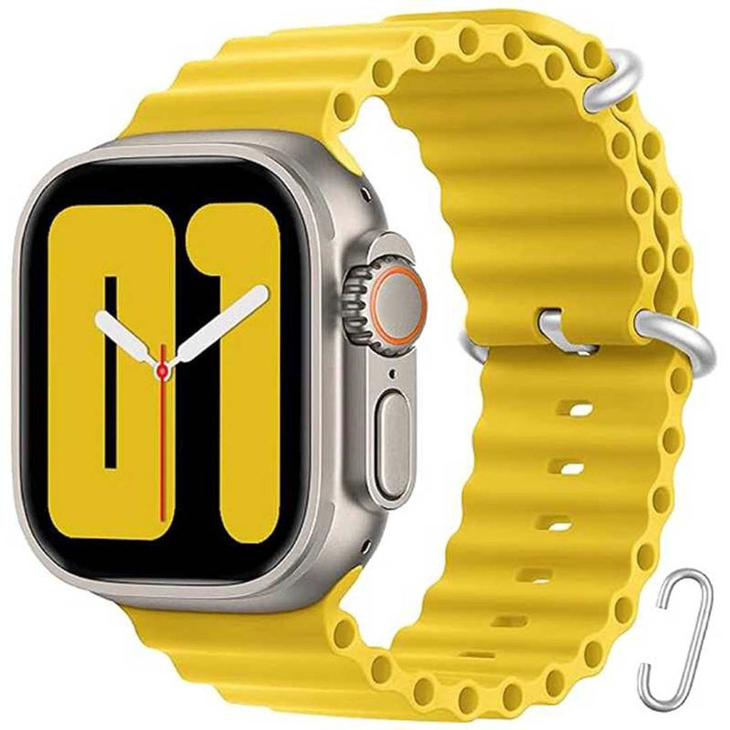 Green Lion Felex Silicone Watch Band 42/44/45/49MM -سوار سيليكون جرين ليون Felex لساعات iWatch