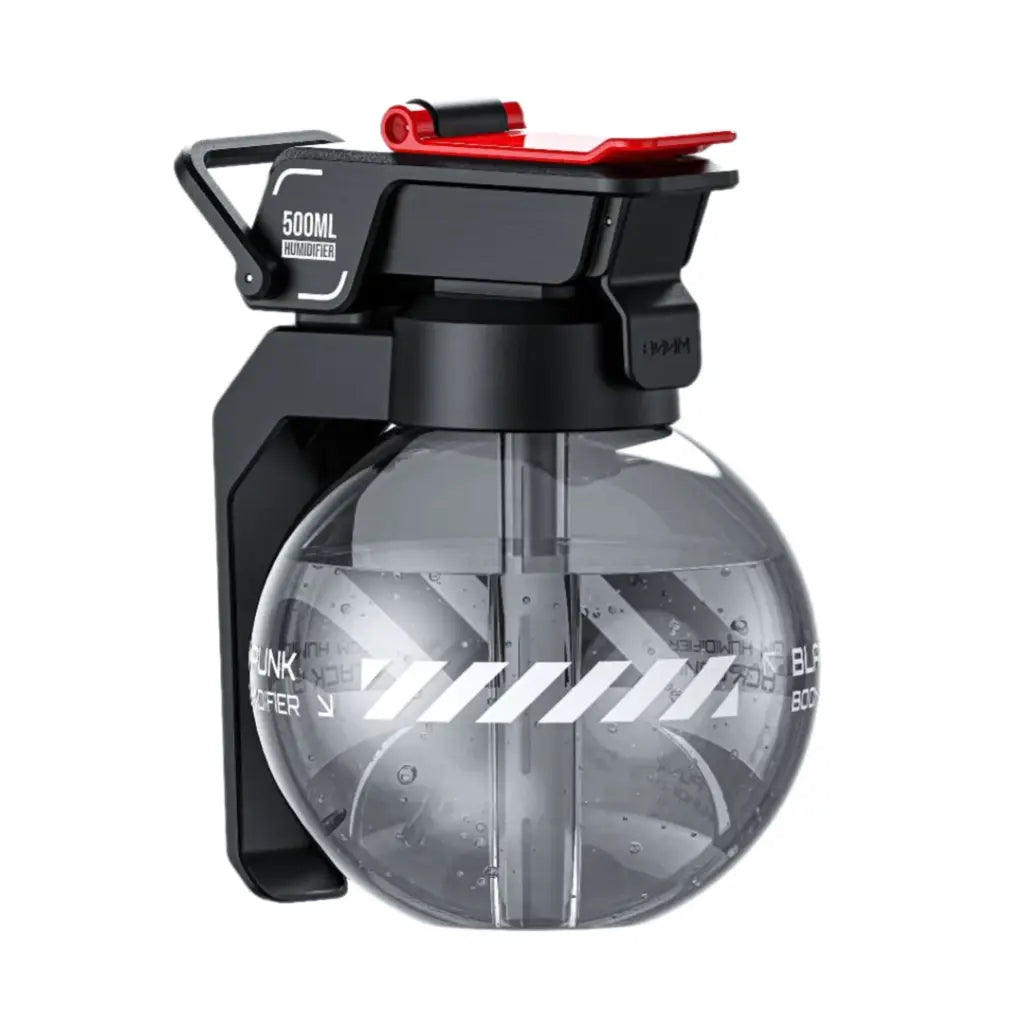 Green Lion Grenade Humidifier 500mL - Black - مرطب الجو جرين ليون جرينيد –500 مل- اسود