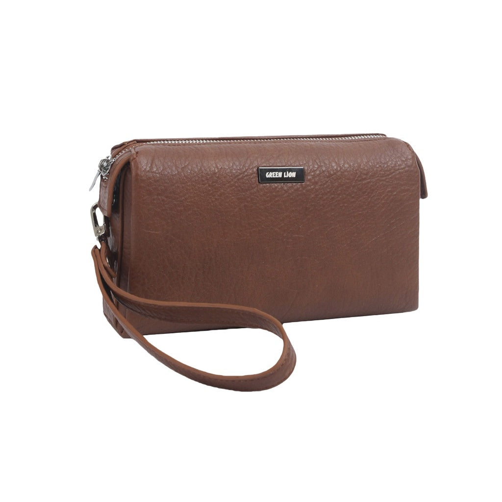Green Lion Marly Clutch Bag - شنطة جرين ليون مارلي كلتش جلد