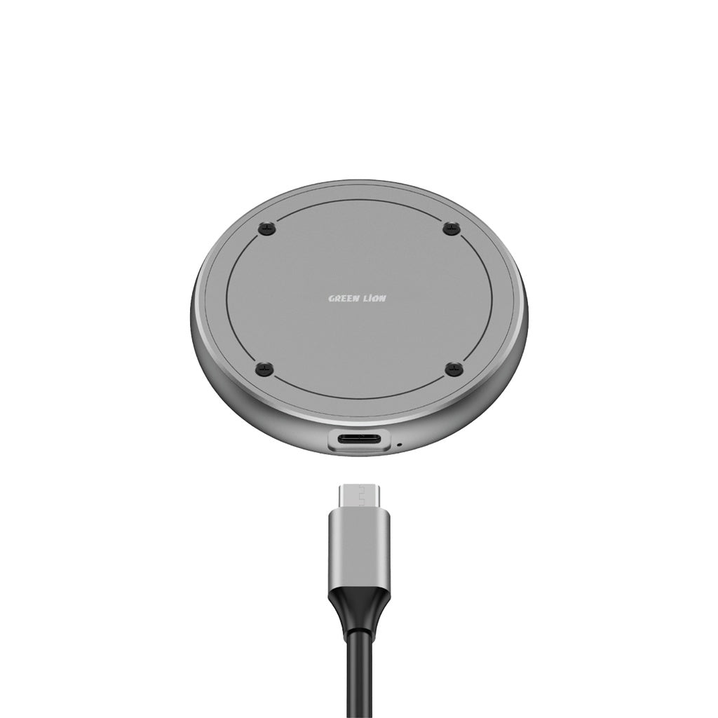 علبة تخزين SSD M.2 NVME مغناطيسية بتقنية ماج سيف من جرين لايون - رمادي | Green Lion MagSafe SSD M.2 NVME SSD Case - Grey