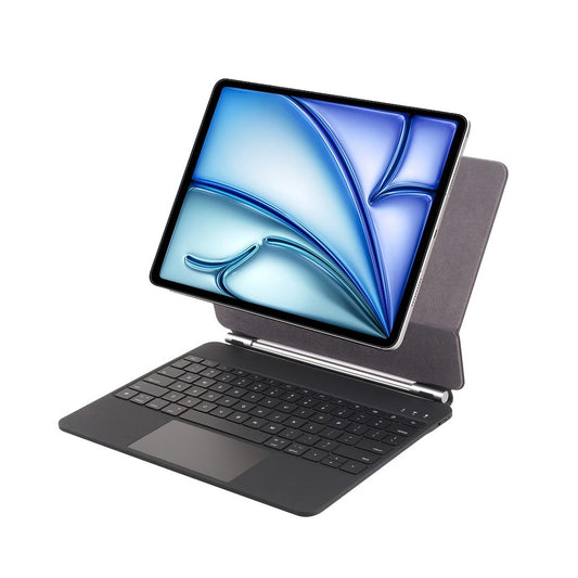 لوحة مفاتيح جرين لايون ماجيك مع حامل قلم للايباد برو بحجم 11 انش - اسود | Green Lion Magic Keyboard Case with Pencil Holder for iPad Pro 11” – Black