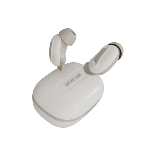Green Lion Majestic True Wireless Earbuds TWS - Beige - سماعات جرين ليون ماجستيك بتقنية بلوتوث 5.4- بيج