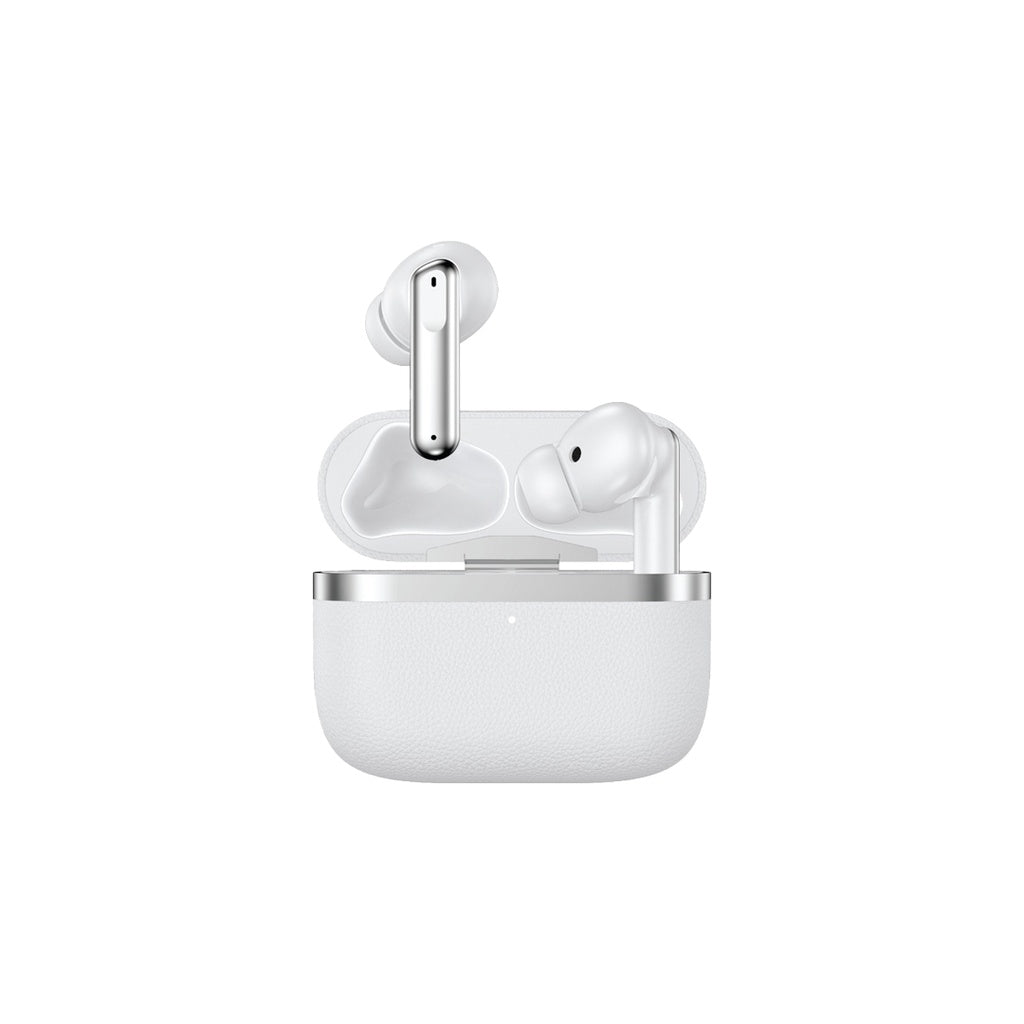 سماعات جرين لايون ميلودي هايبرد اللاسلكية بخاصية الغاء الضوضاء - ابيض | Green Lion Melody Hybrid ANC Earbuds - White