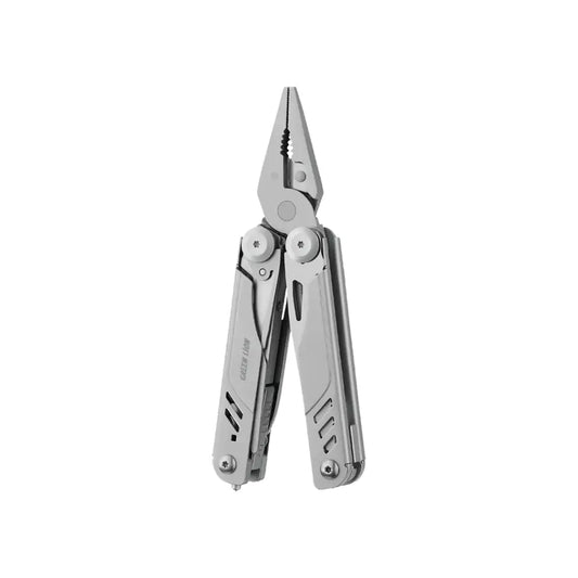 Green Lion Multi-Plier X 15 In 1 Multi Tool Kit - Silver - عدة جرين ليون متعددة الأدوات 15 في 1 – أدوات قوية ومحمولة