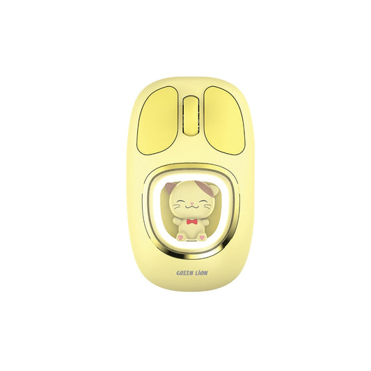 ماوس جرين لايون مووش اللاسلكي - اصفر | Green Lion Moosh Wireless Mouse - Yellow