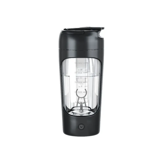Green Lion Protein Mixer 650mL - Black - خلاط بروتين جرين ليون 650 مل محمول ببطارية وشحن تايب سي- اسود