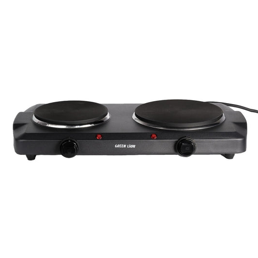 Green Lion Portable Dual Electric Stove 2500W - موقد كهربائي محمول مزدوج جرين ليون 2500 وات