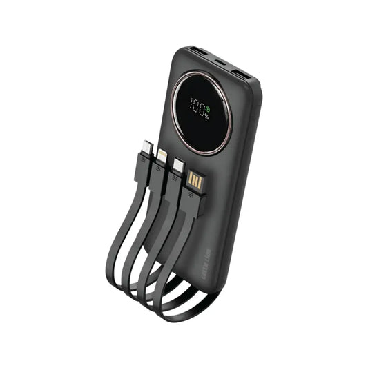 باور بانك جرين لايون باور بلس بقدرة شحن 22.5 واط اسود | Green Lion Power Pulse Power Bank 22.5W – Black