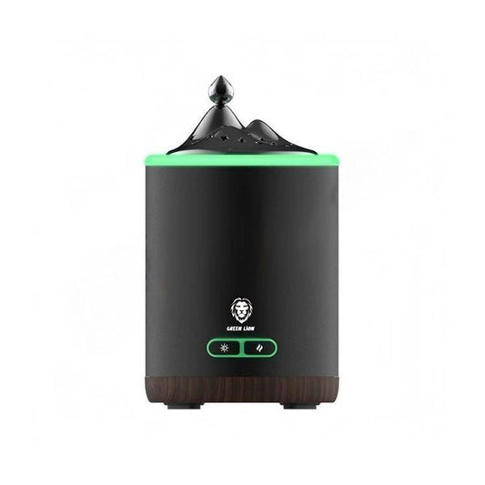 مبخرة جرين لايون المحمولة مع اضائة - اسود | Green Smart Bakhour Mini Portable Incense Burner with Light - Black