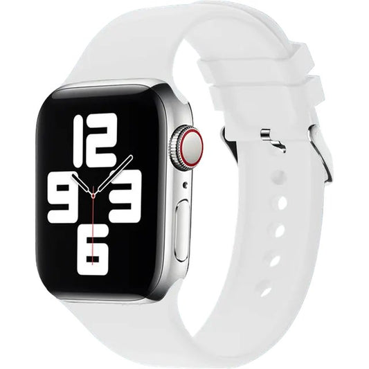 سوار جرين لايون سيليكون مع مشبك متوافق مع ساعات ابل 42/44/45 ملم | Green Lion Green Silicone Band with Buckle Watch Strap for Apple Watch 42/44/45MM