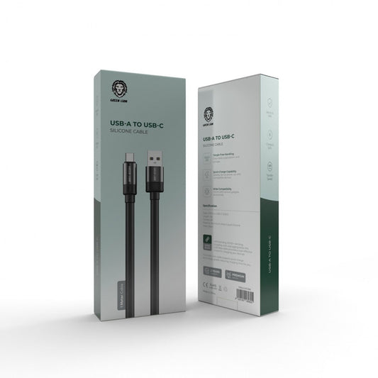 Green Lion Liquid Silicone Cable 1m - كابل جرين ليون  سيلكون طول 1 متر