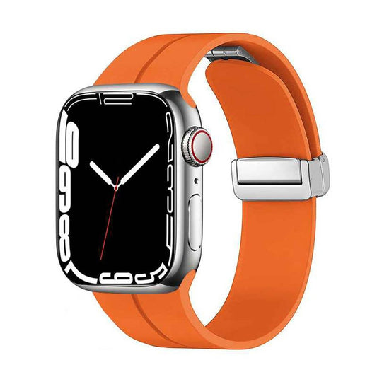 سير جرين لايون سيليكون لووب لساعة ابل 42/44/45/49 ملم - برتقالي | Green Lion Silicone Loop Watch Band 42/44/45/49MM – Orange