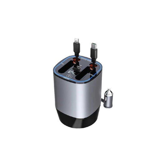 Green Lion Multifunctional Car Charger 38W - شاحن السيارة متعدد الوظائف من جرين ليون – 38 واط