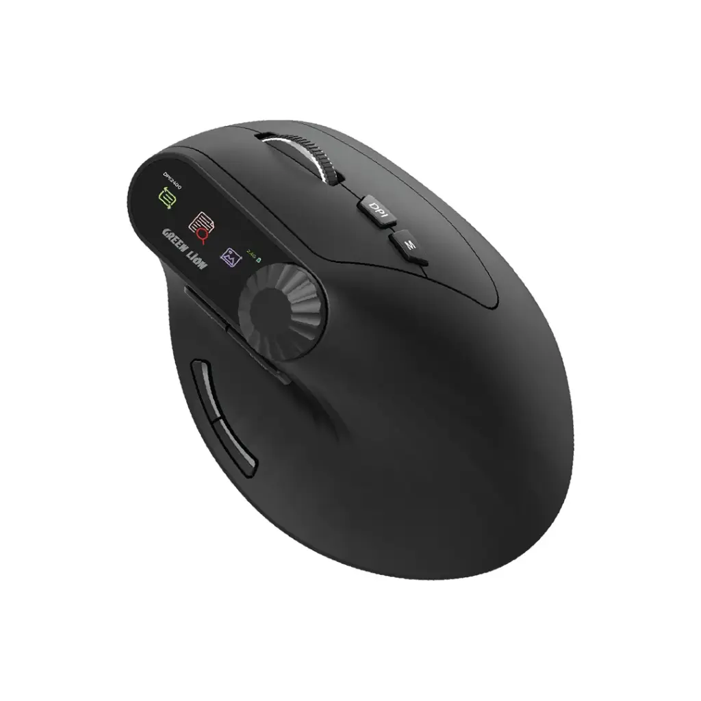 Green Lion Smart OLED Vertical Mouse - جرين ليون ماوس عمودي ذكي بشاشة