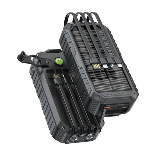 Green Lion Solar Mate Power Bank 20000mAh - باور بانك جرين ليون سولار ميت 20000 مللي أمبير