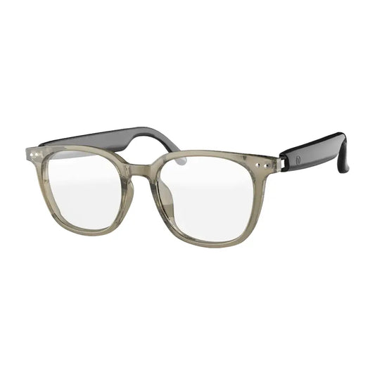 Green Lion Stockholm Smart Glasses - Black- نظارات جرين ليون الذكية ستوكهولم مع عدسات ضوئية مضادة للأزرق