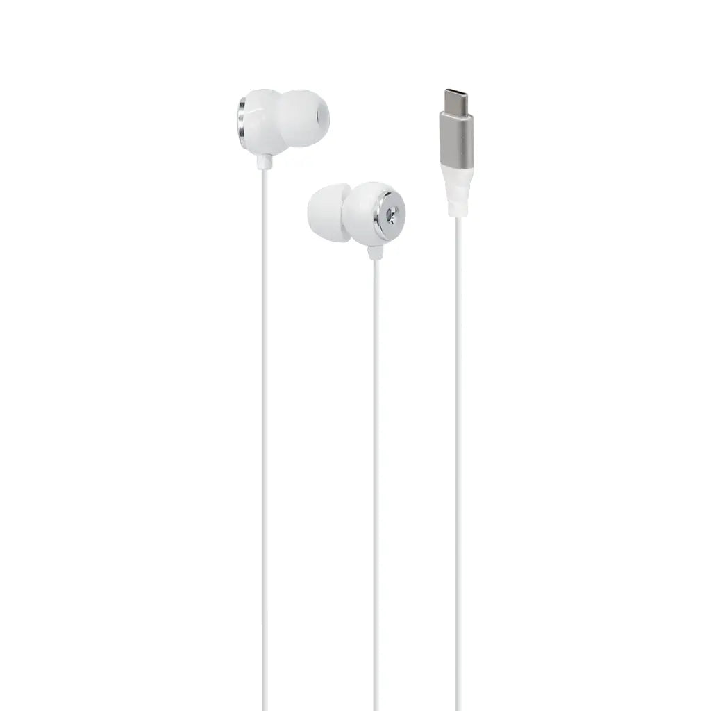 سماعة سلكية جرين لايون ستيريو X90 بمنفذ يو اس بي سي, صوت عالي الجودة | Green Lion Stereo X90 Type-C Wired Earphone – High Quality Sound.